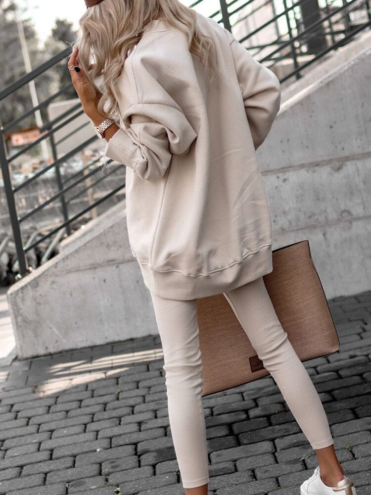 Abigail - Women's Oversized Soft Knit Sweater - photo 3