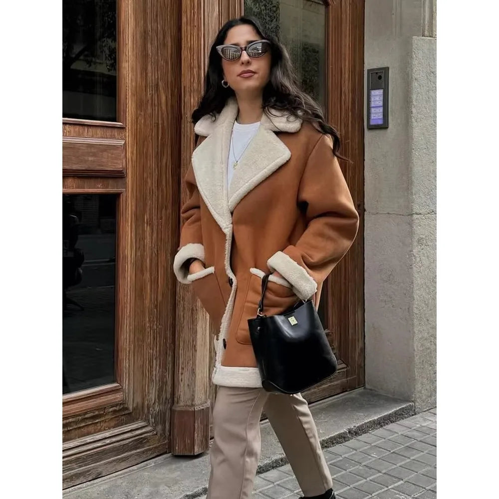 Lara - Women's Shearling Overcoat