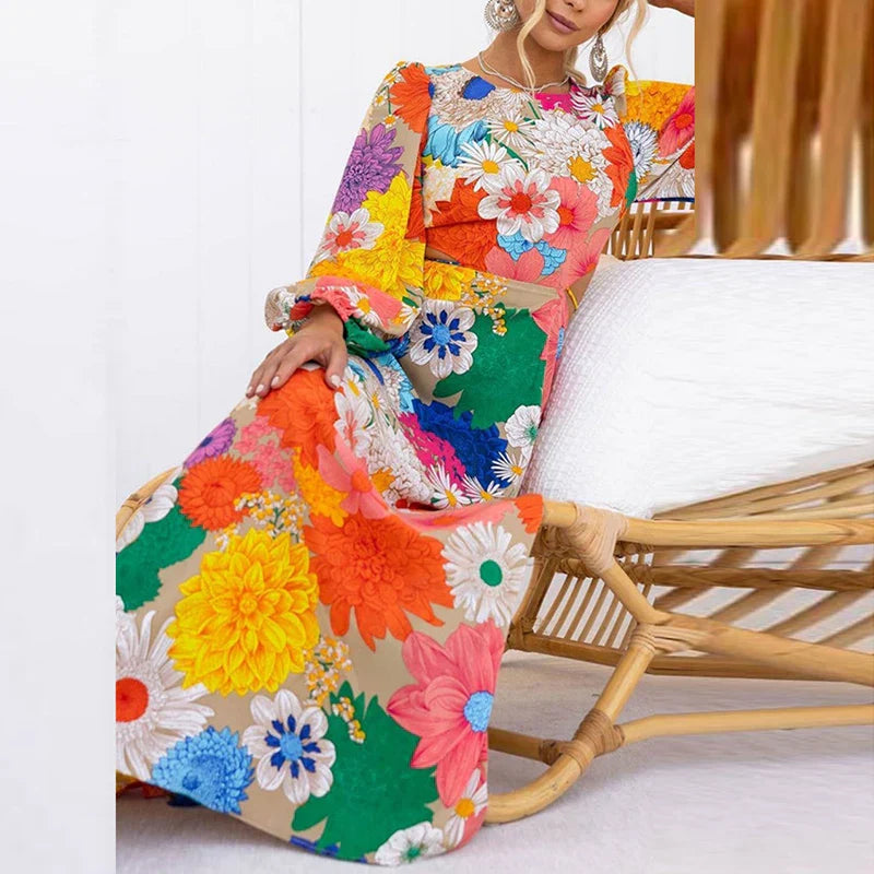 Sierra - Women's Floral Print Vacation Dress - photo 7