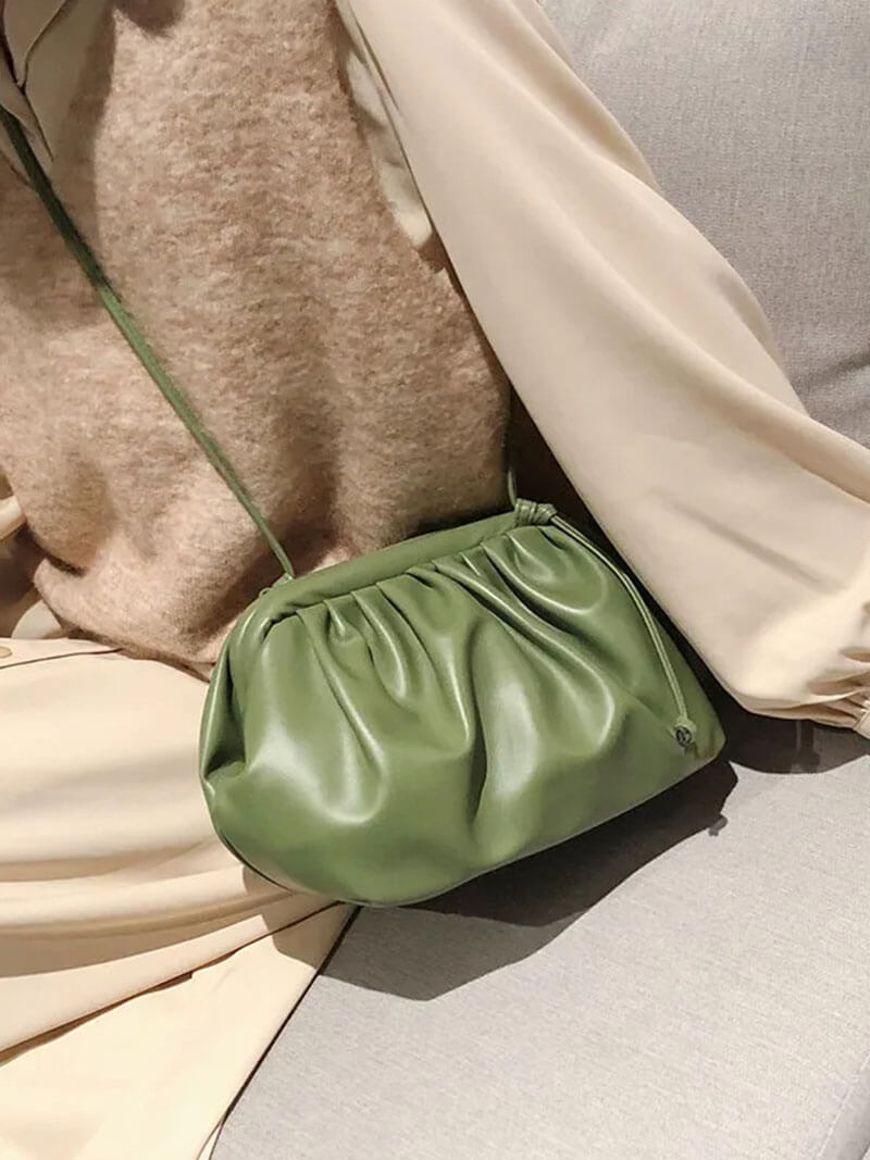 Maris - Women's Pouch Crossbody Leather Bag