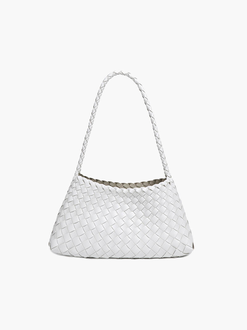 Aira - Women's Faux Leather Braided Handbag
