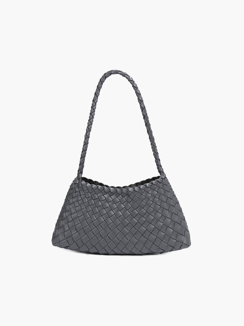 Aira - Women's Faux Leather Braided Handbag