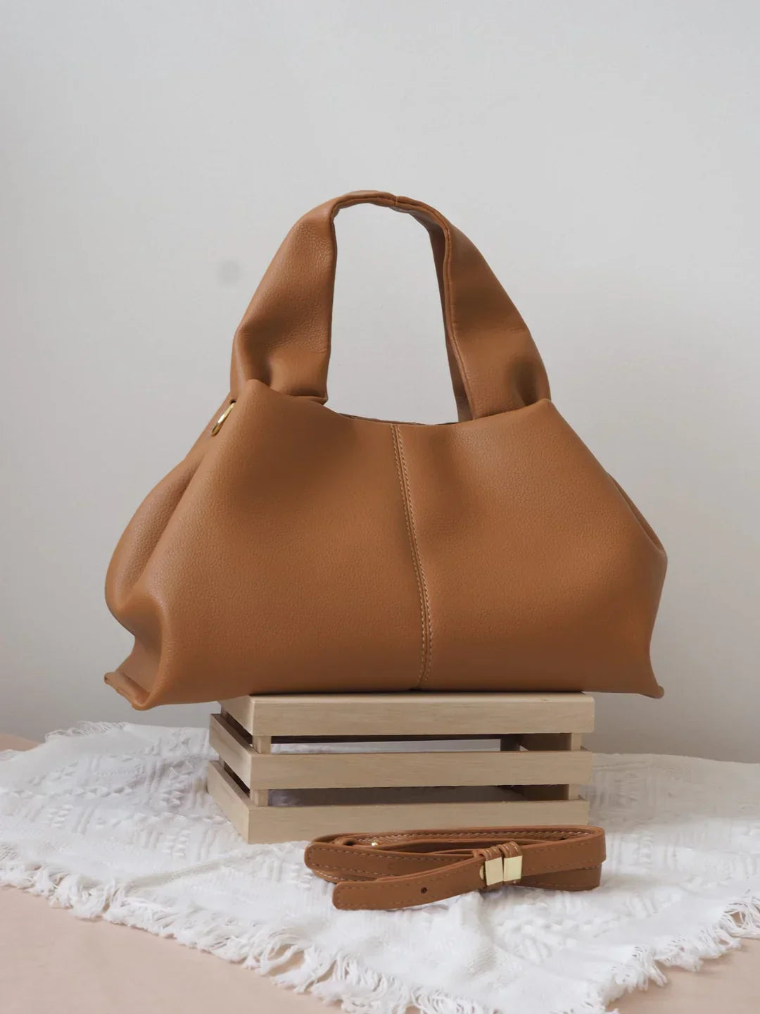 Dariana - Women's Faux Leather Shoulder Bag - photo 7