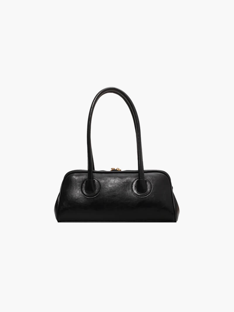 Lila - Women's Faux Leather Shoulder Bag with Vintage Charm - photo 2