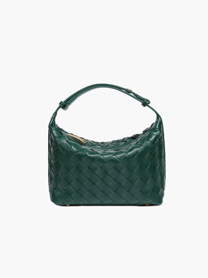 Fenella - Women's Mini Woven Faux Leather Bag - photo 5