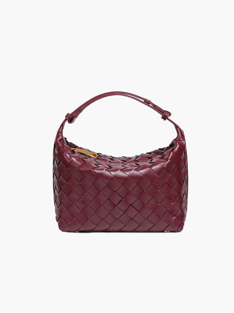 Fenella - Women's Mini Woven Faux Leather Bag - photo 2