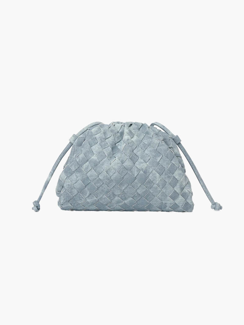 Rhea - Women's Mini Woven Vegan Leather Bag - photo 13
