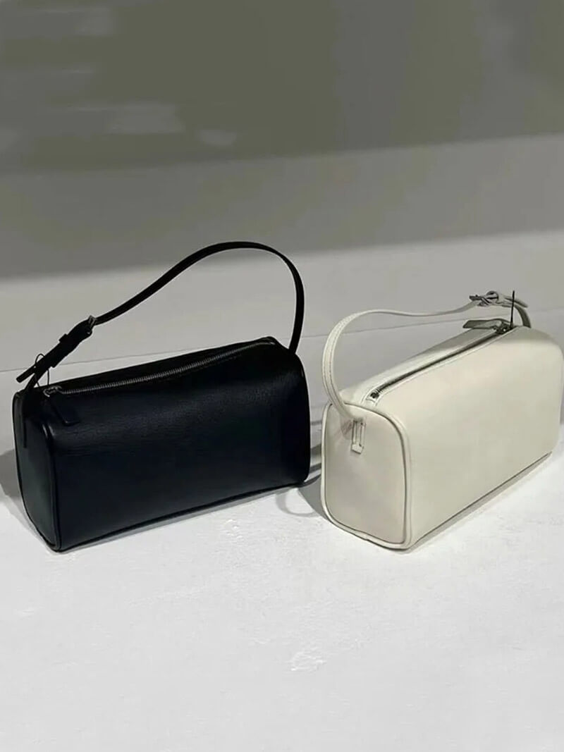 Ella - Women's Glazed Leather Shoulder Bag with Western Touch - photo 7