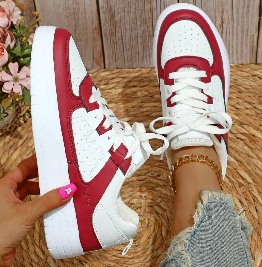 Zapatos planos cómodos de plataforma para mujer con plantilla acolchada