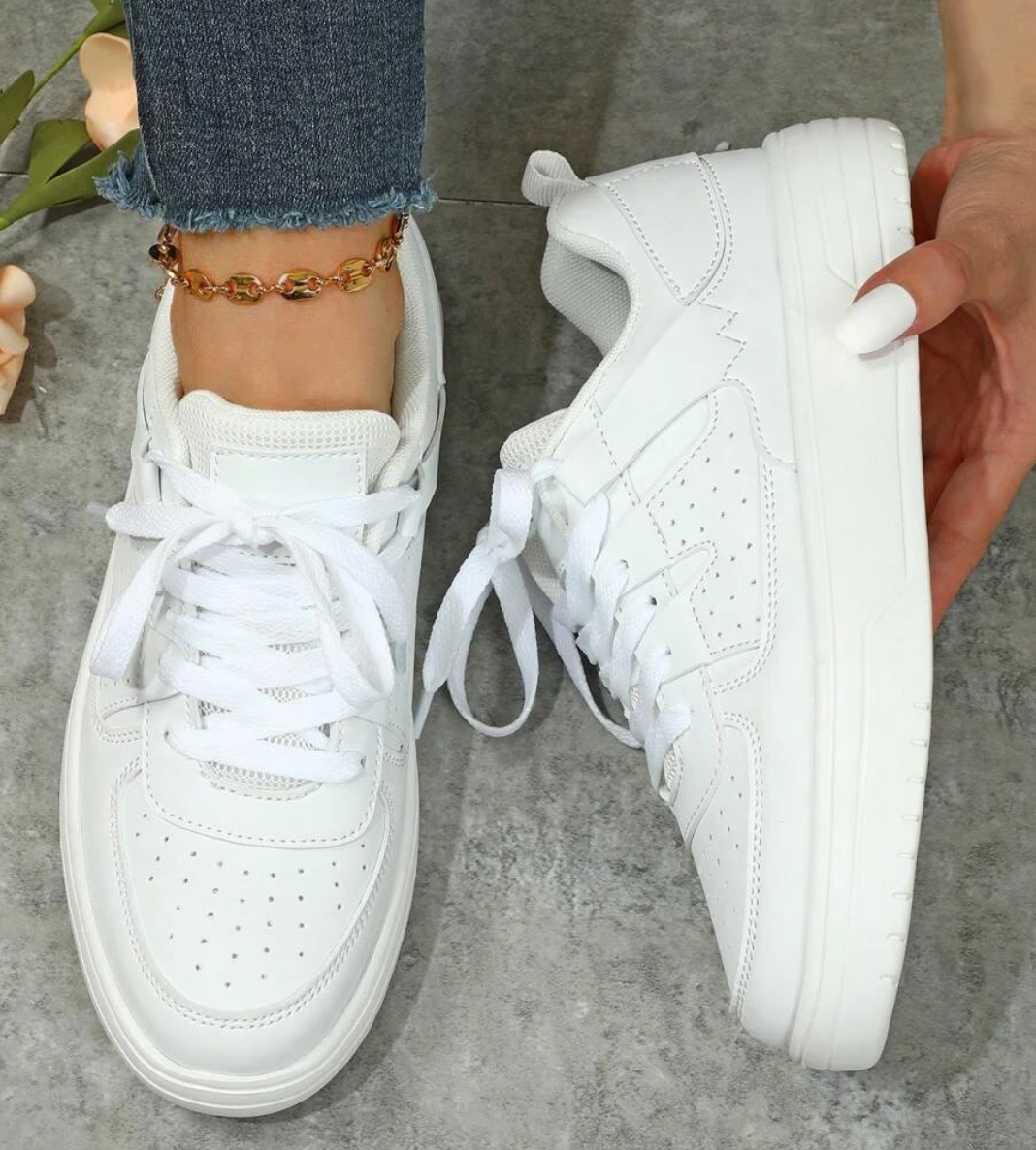 Zapatos planos cómodos de plataforma para mujer con plantilla acolchada