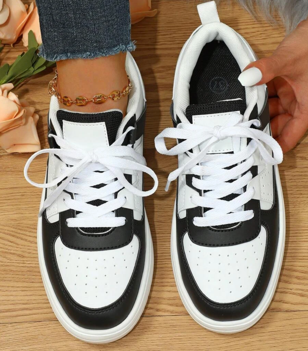 Zapatos planos cómodos de plataforma para mujer con plantilla acolchada