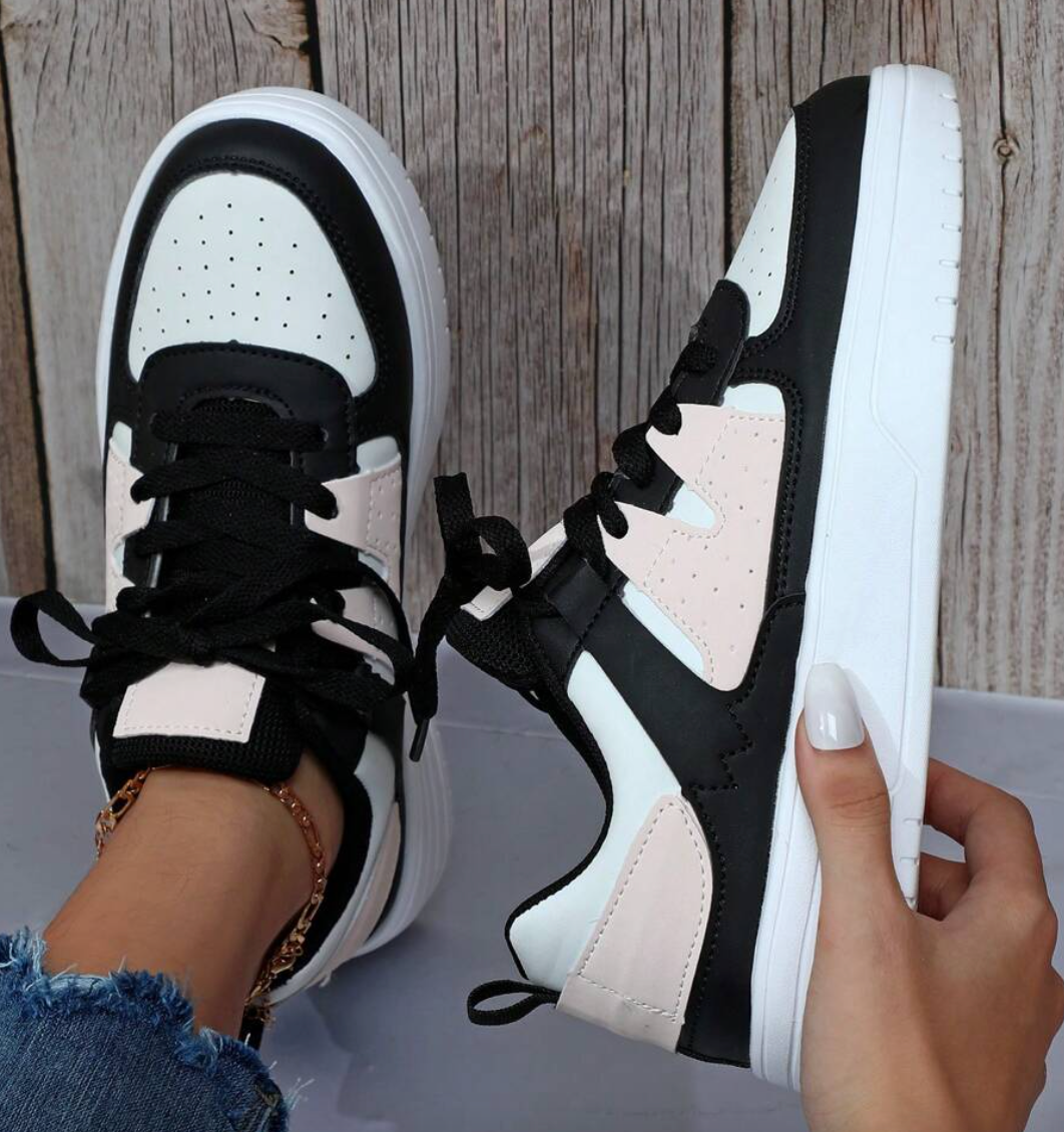Zapatos planos cómodos de plataforma para mujer con plantilla acolchada