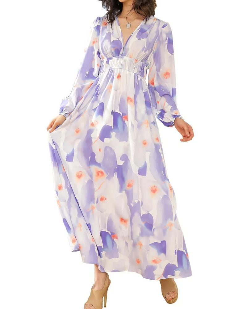 Taylor - Women's Floral Maxi Dress