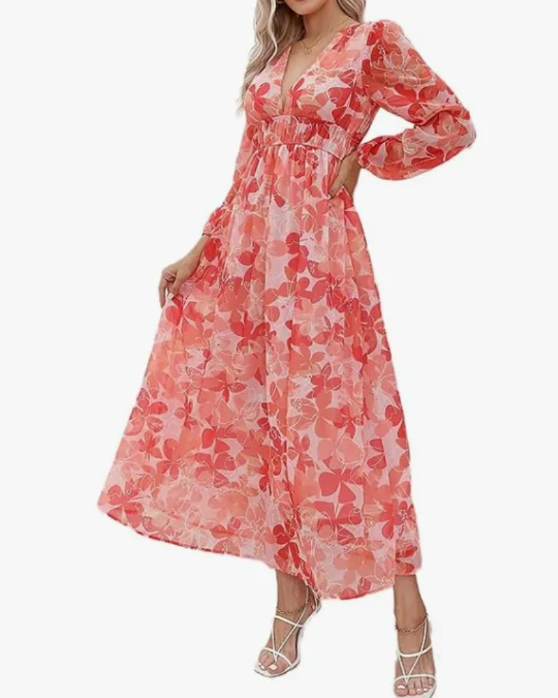 Taylor - Women's Floral Maxi Dress