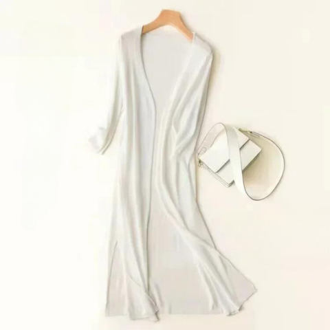 Rosaline - Women's Lightweight Long Cardigan