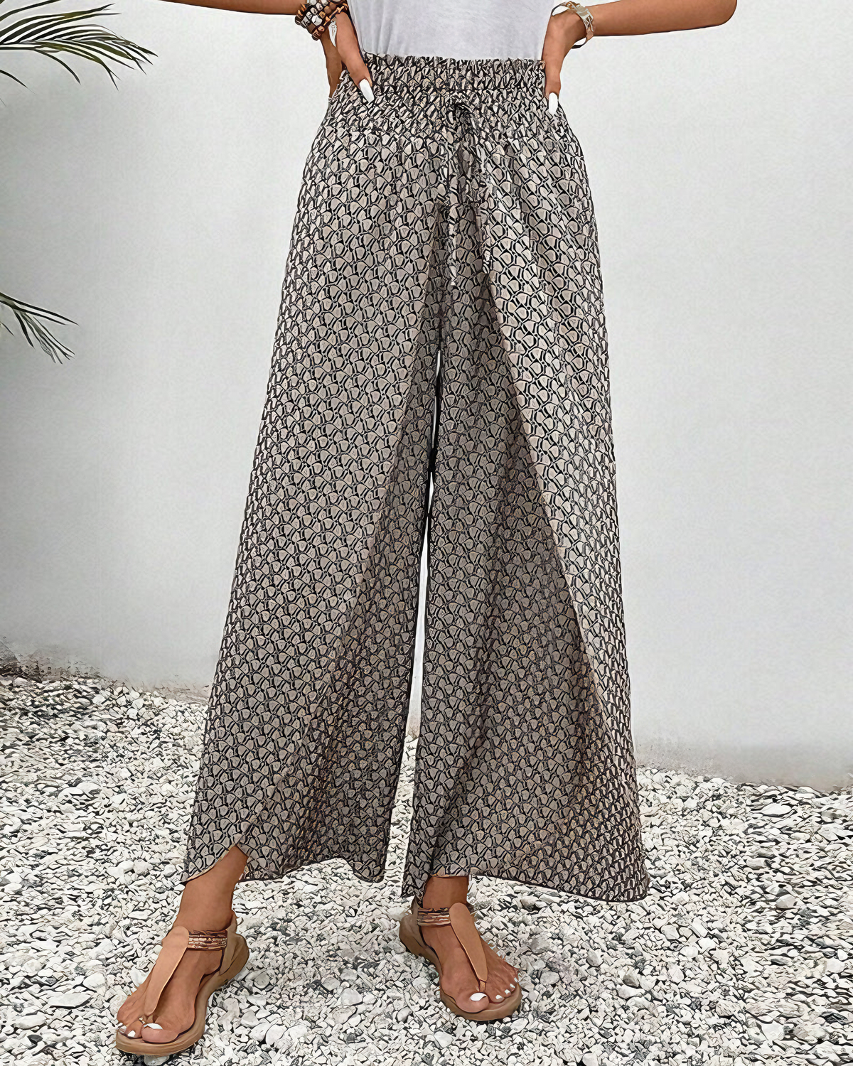Tina - Relaxed Wide-Leg Pants for Women - photo 4
