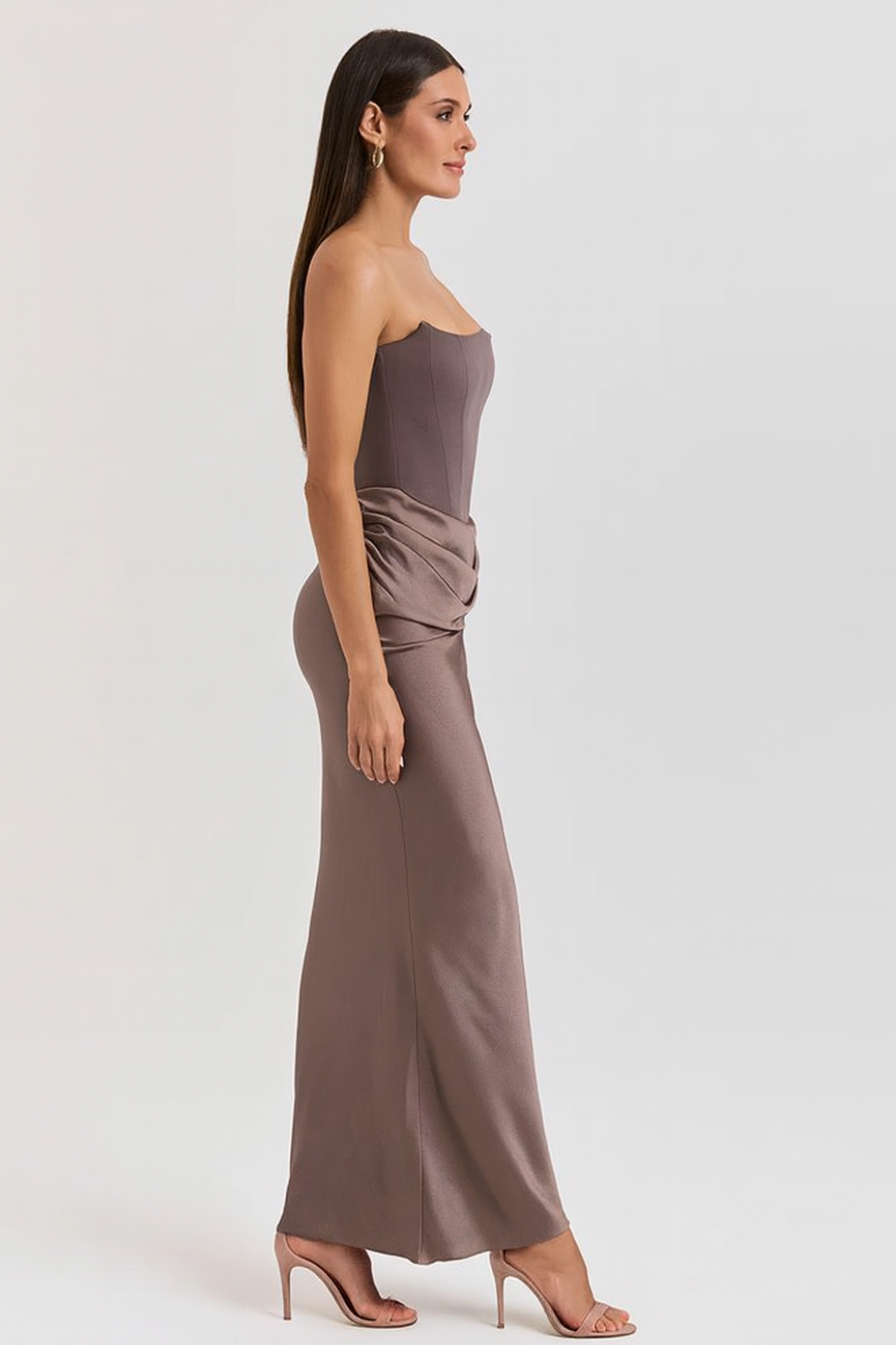 Vera - Women's Strapless Elegant Maxi Dress