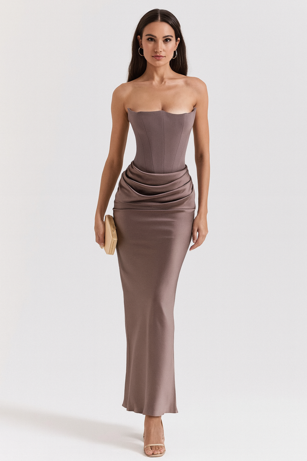 Vera - Women's Strapless Elegant Maxi Dress