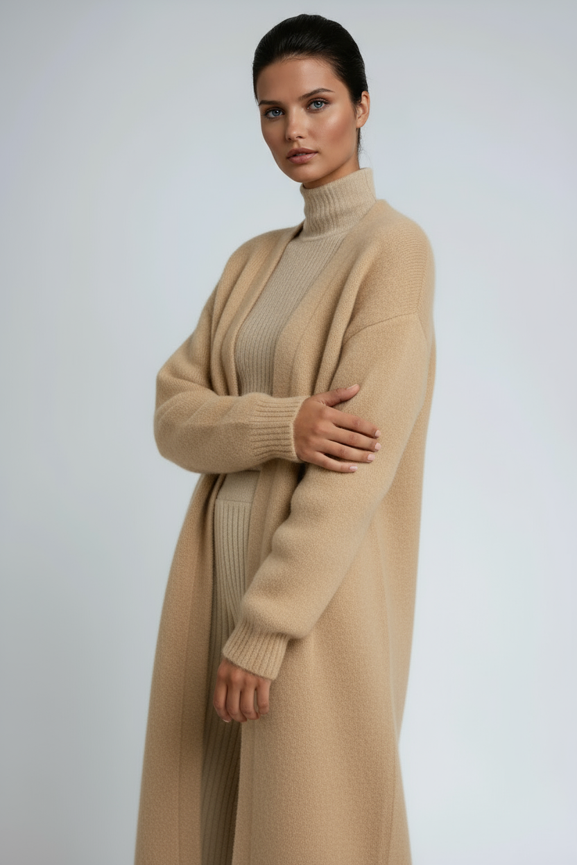 LONG CARDIGAN – OPEN FRONT COAT