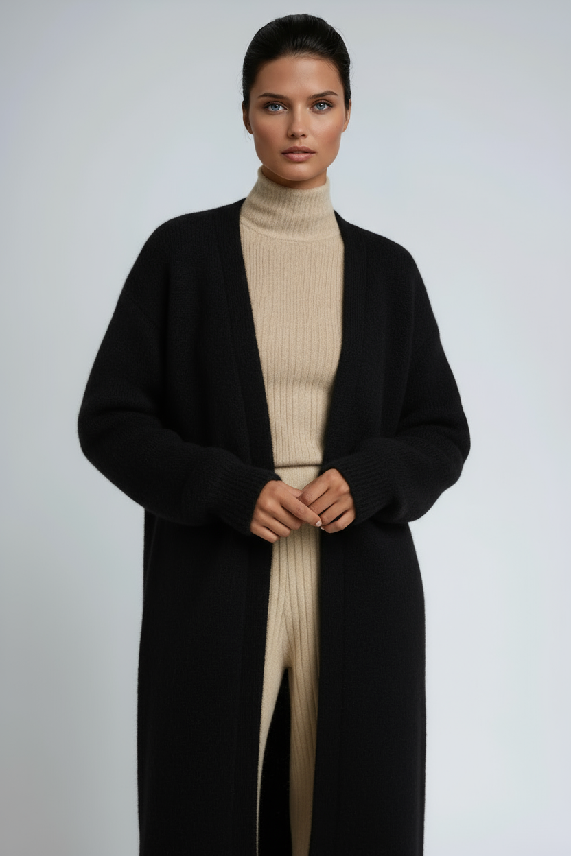LONG CARDIGAN – OPEN FRONT COAT