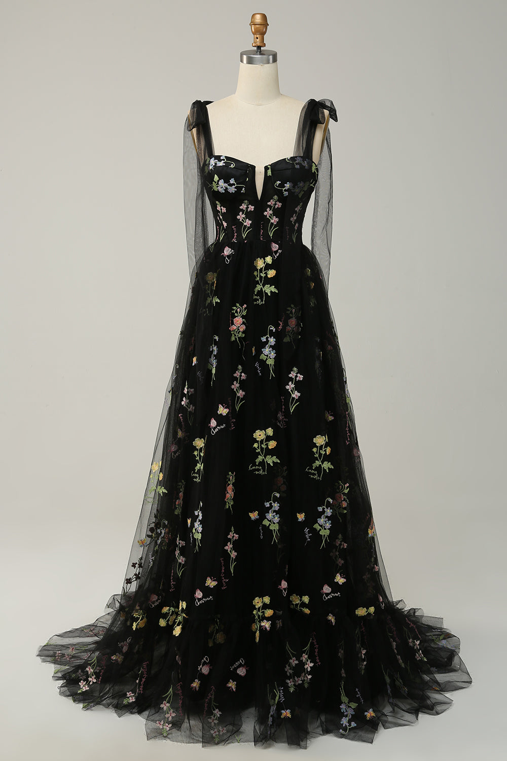 Macy - Women's Tulle A-Line Evening Dress