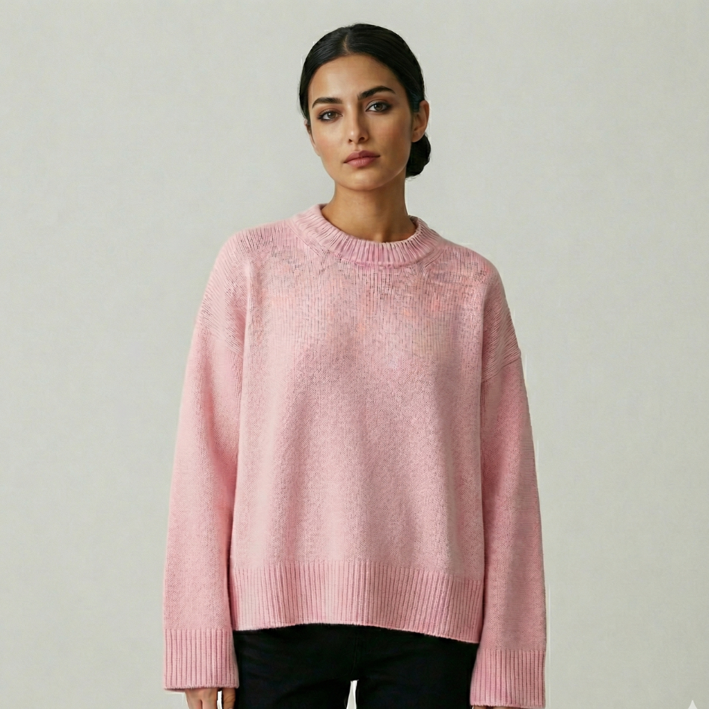 Alana - Women's Oversized Jumper with Long Sleeves - photo 2