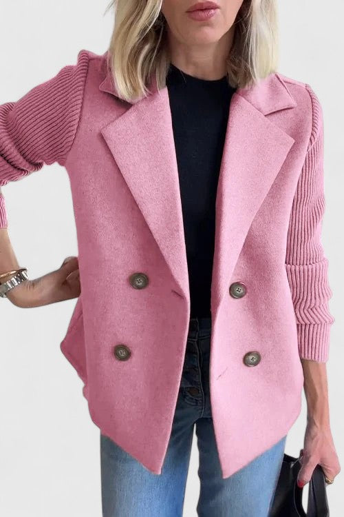 Women's Double Breasted Blazer with Relaxed Cut