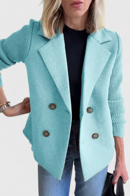 Women's Double Breasted Blazer with Relaxed Cut
