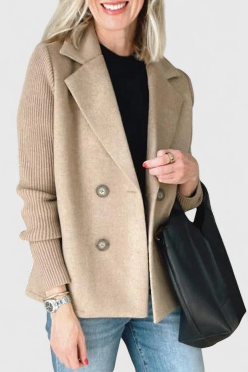 Women's Double Breasted Blazer with Relaxed Cut