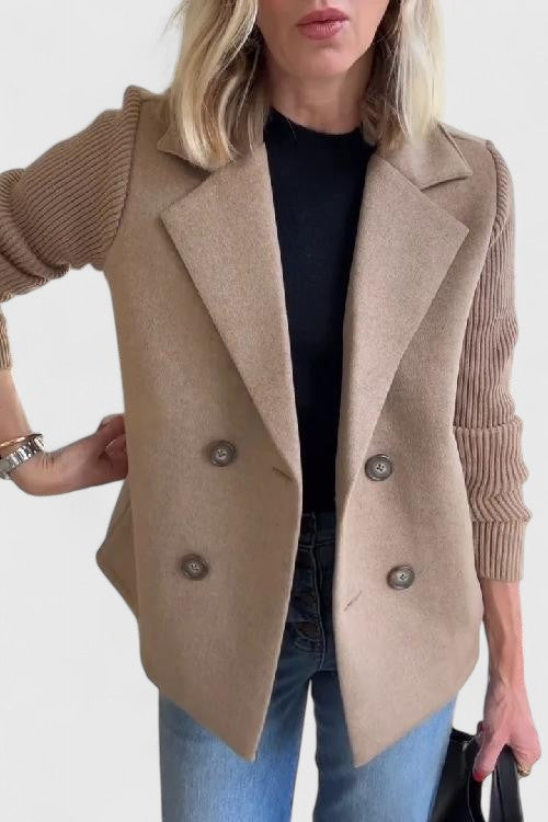 Women's Double Breasted Blazer with Relaxed Cut