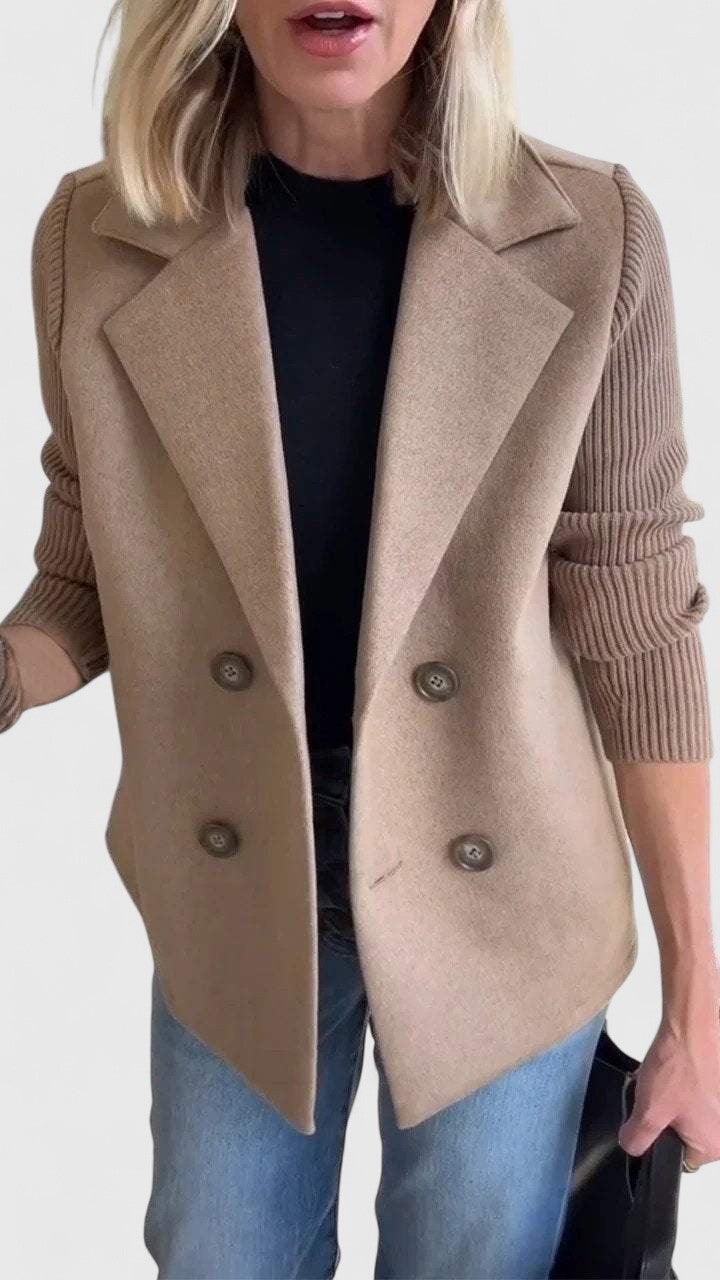 Women's Double Breasted Blazer with Relaxed Cut