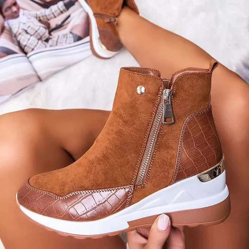Andra - Women's Boots with Zip Front - photo 13