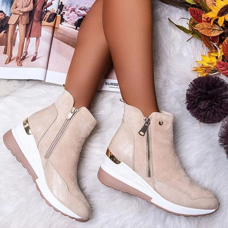 Andra - Women's Boots with Zip Front - photo 2