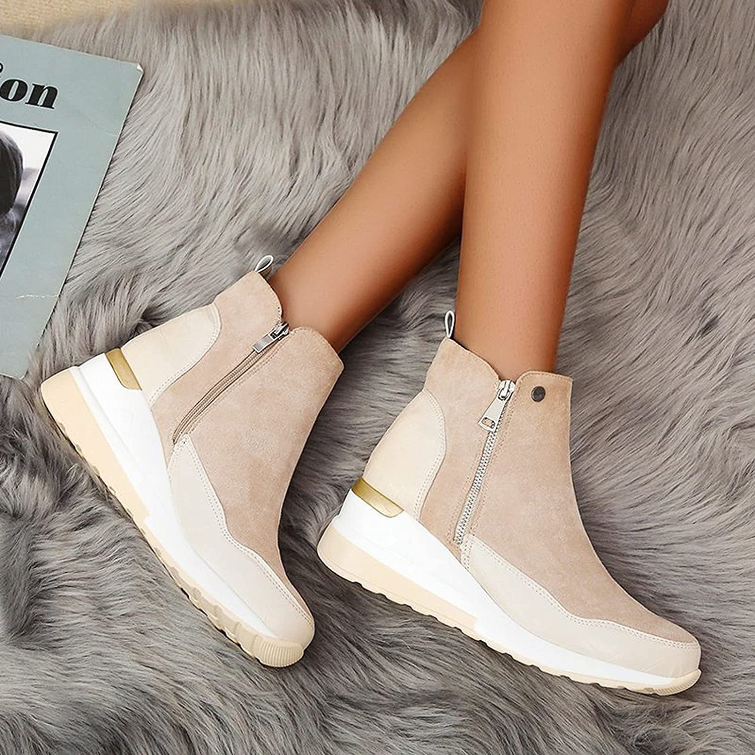 Andra - Women's Boots with Zip Front - photo 6
