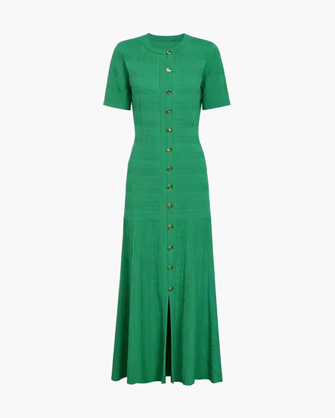 Angie - Women's Midi Dress in Ribbed Knit - photo 4