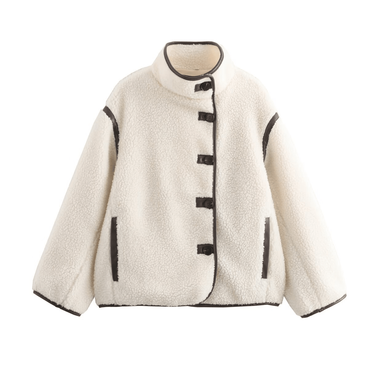 Ariane - Women's Relaxed Jacket with Collar - photo 1