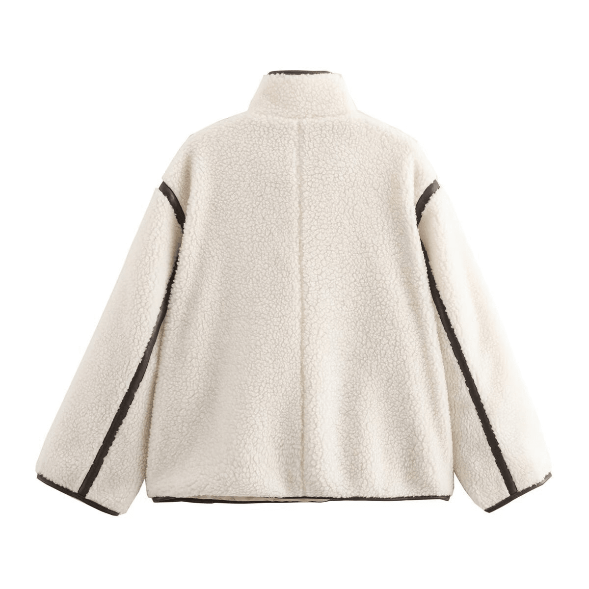 Ariane - Women's Relaxed Jacket with Collar - photo 5