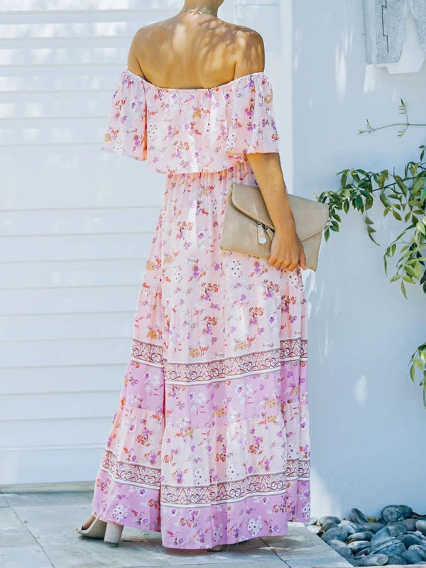 Ava - Women's Maxi Dress with Floral Print and Ruffled Details - photo 25