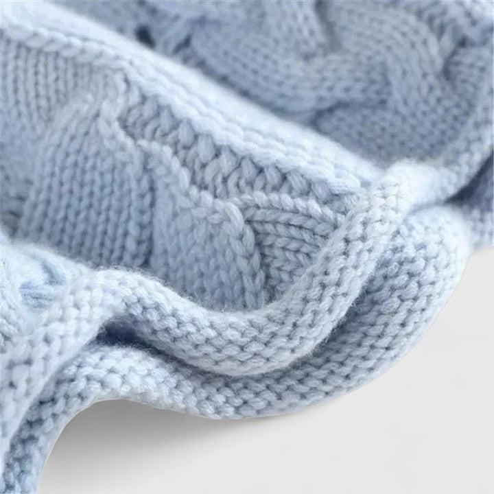 Averly - Women's Jumper in Cable Knit with Roll Neck - photo 3