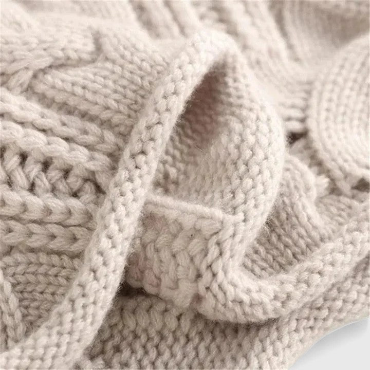 Averly - Women's Jumper in Cable Knit with Roll Neck - photo 5