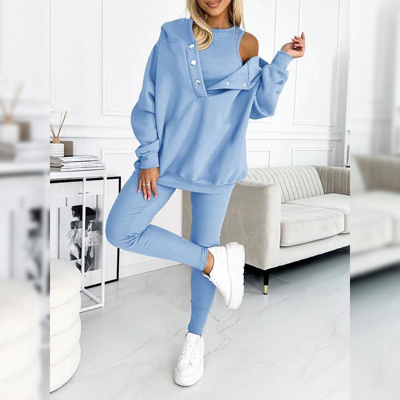 Avril - Women's Two-Piece Set in Fleece Lining - photo 1