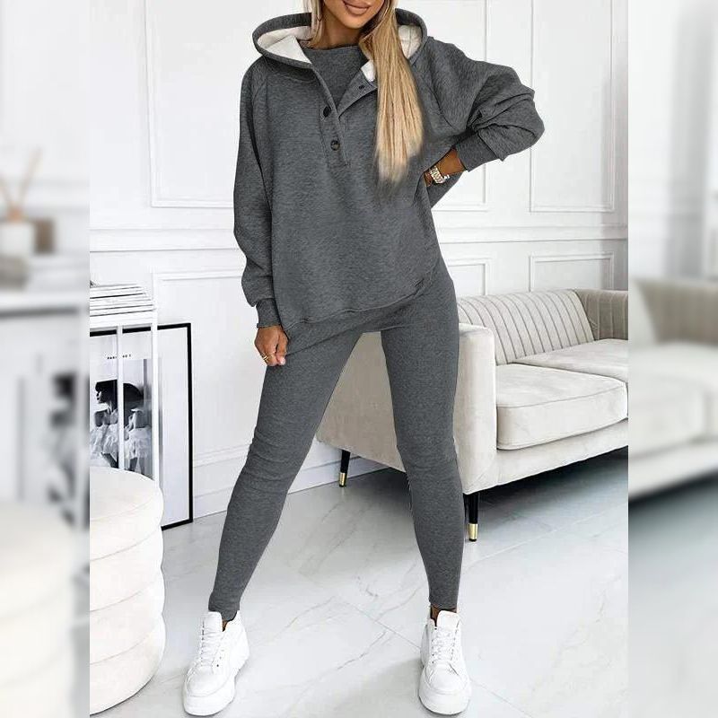 Avril - Women's Two-Piece Set in Fleece Lining - photo 4
