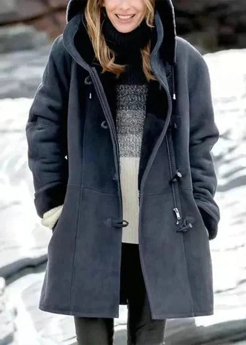 Charlotte - Women's Fleece-Lined Hooded Coat