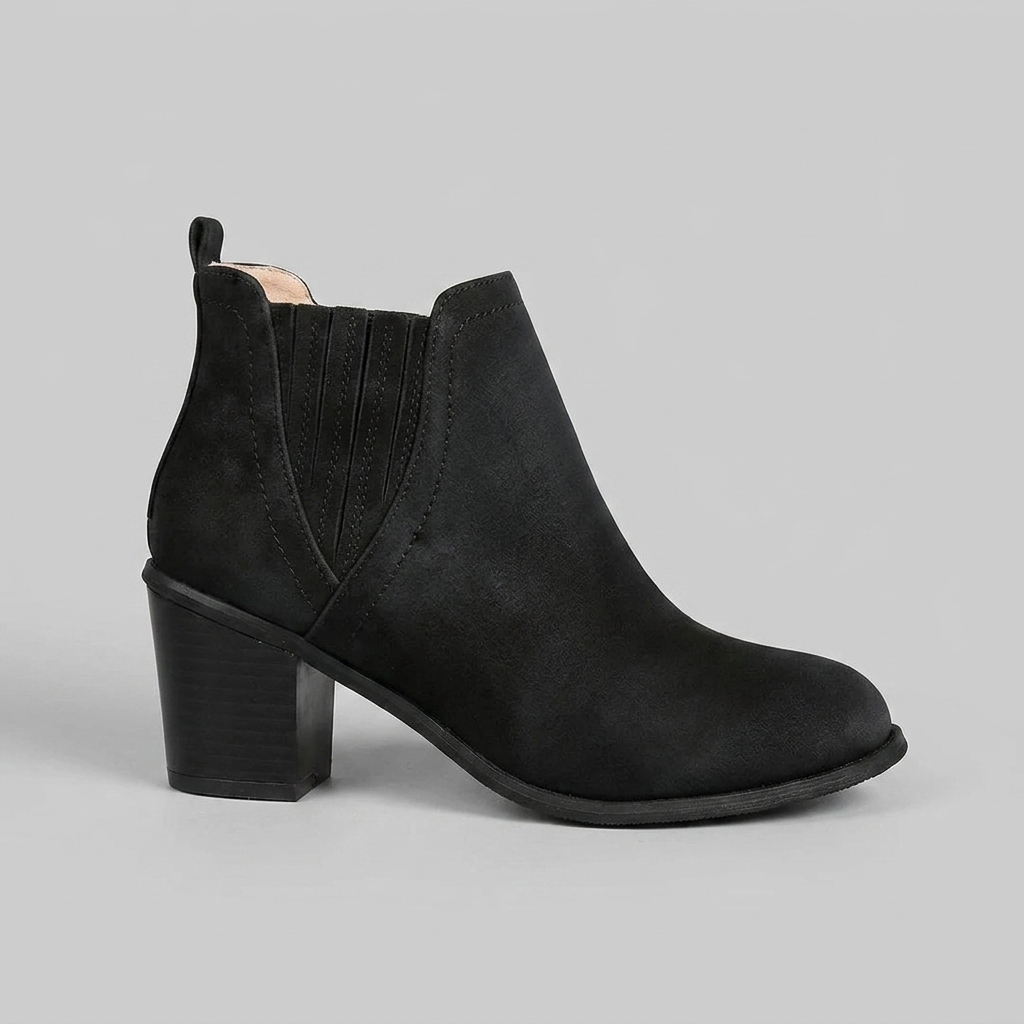 Beatrix - Women's Chelsea Boots with Stacked Heel - photo 8