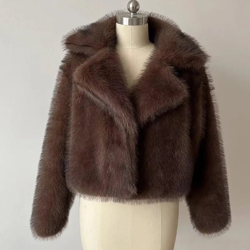 Belen - Women's Wrap Coat with Collar - photo 7