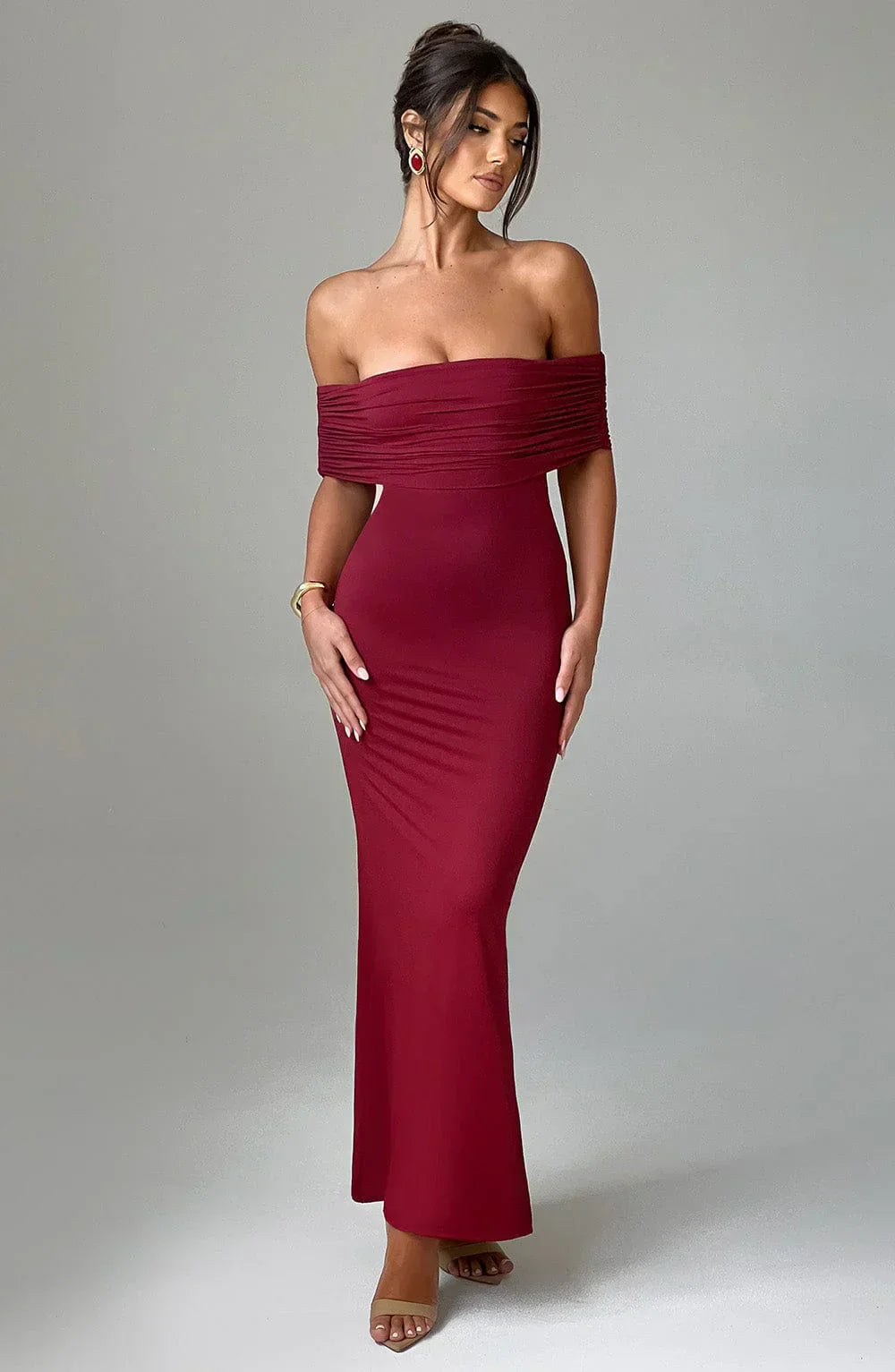 Serena - Women's Backless Maxi Dress - photo 4