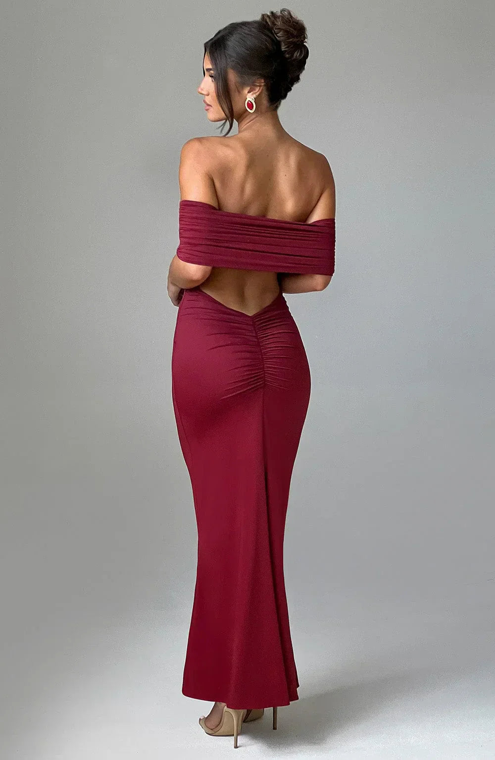 Serena - Women's Backless Maxi Dress - photo 5
