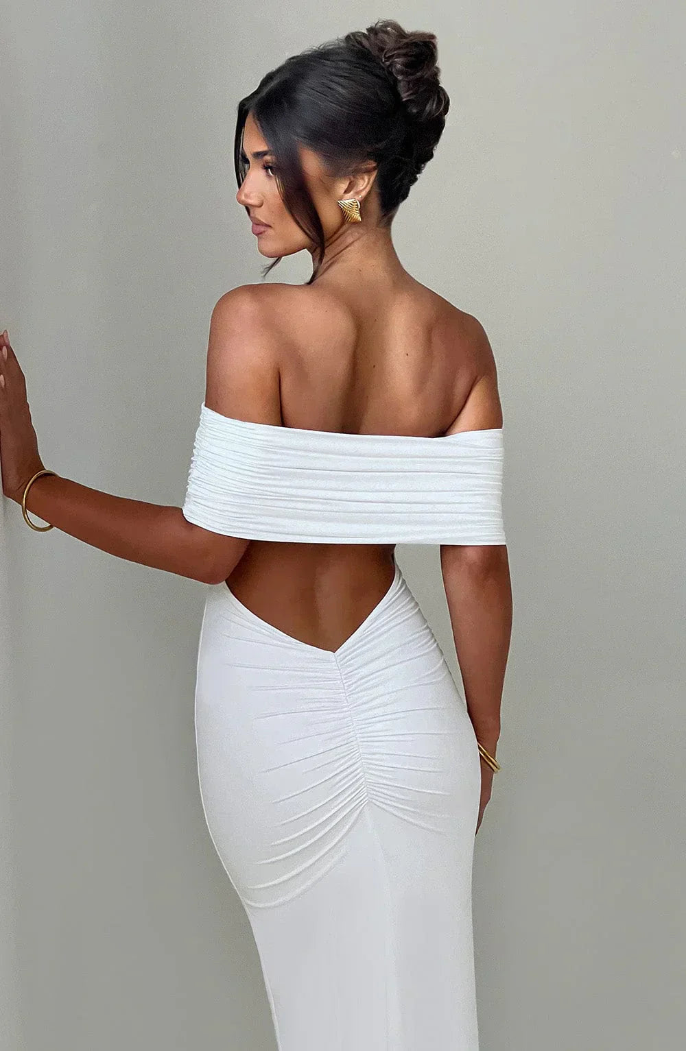 Serena - Women's Backless Maxi Dress - photo 8