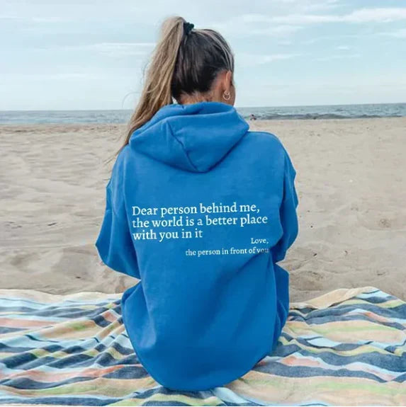 Beverly - Women's Oversized Hoodie with Back Print - photo 6