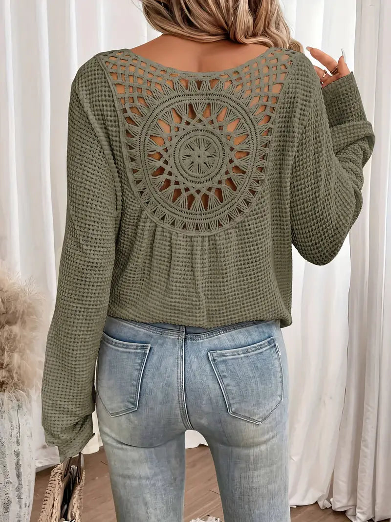 Miranda - Women's V-Neck Sweater
